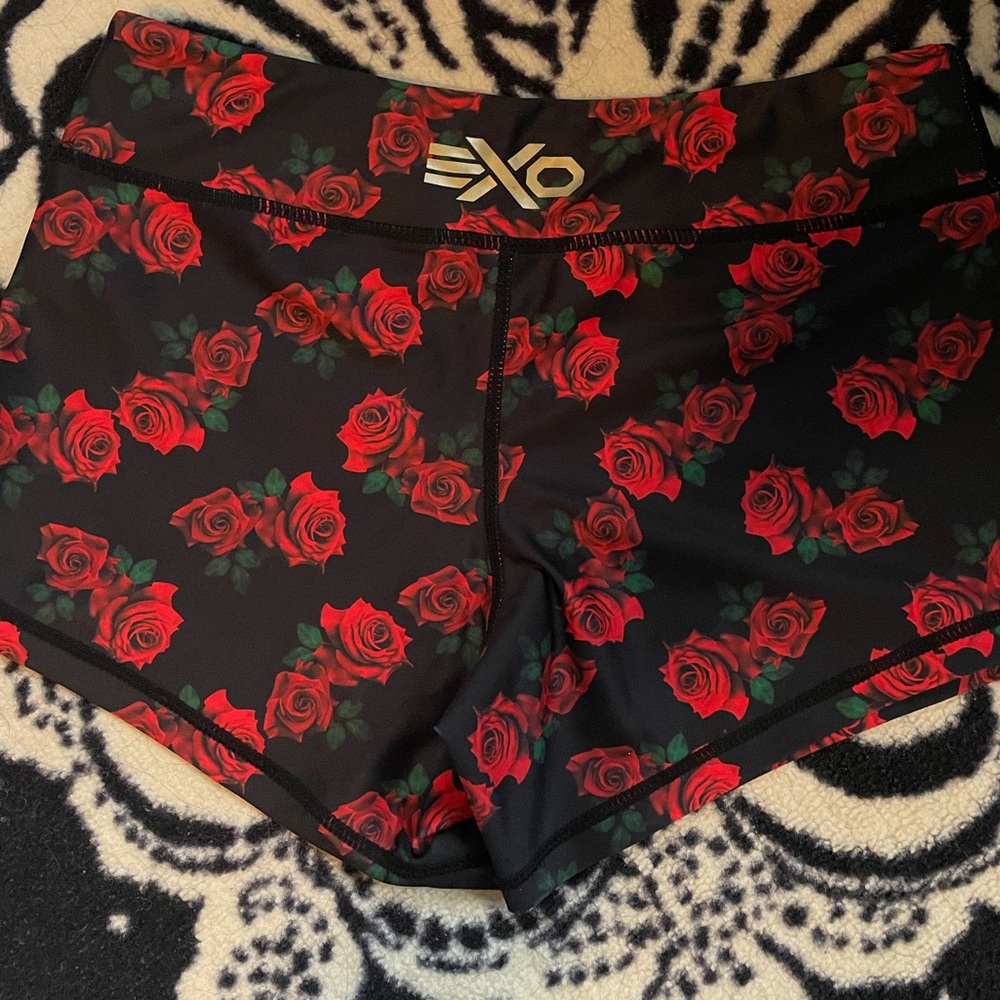 EXO crossfit booty shorts.